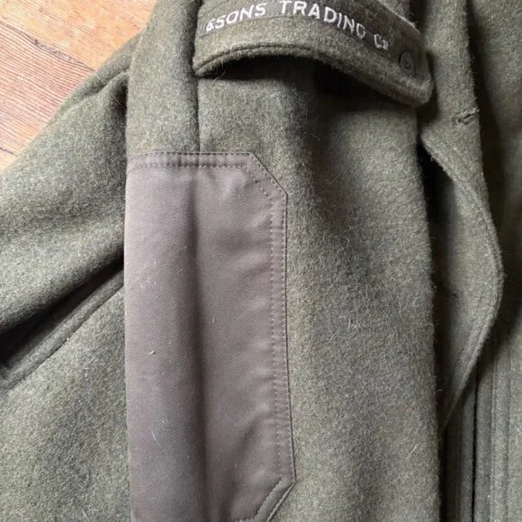 &Sons Boardwalk Peacoat Army Green, Men's Size XXL - Picture 5 of 9